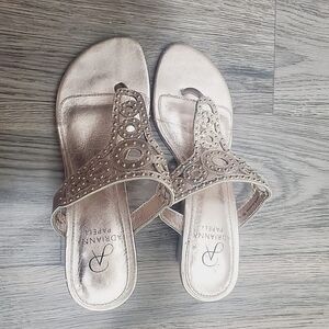 Adrianna Papell Gold Women's Slippers